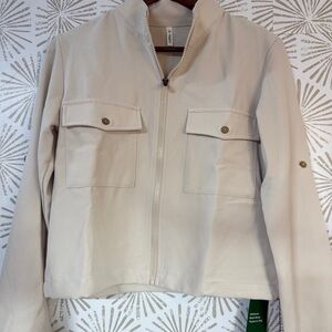 HALARA Women's Beige Utility Jacket